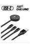 4 in 1 Cable With Wireless Charger Type C, iPhone