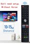 New Smart TV Remote Control for CHIQ Smart TV U55H7A, U58H7A, U43H7A – Replacement Aiwa LED Remote (GCBLTV02ADBBT), Black - 2