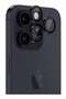iPhone 15 Pro and iPhone 15 Pro MAX Camera Lens Protector Supreme Tempered Glass Crystal AR Lens Defender (Black)
