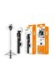 Live-K9 Pro 1700mm Live Broadcast Stand – Adjustable Tripod Phone Holder with Ring Light Mount - 3
