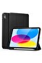 Case for iPad 10th Gen 10.9 (2022), Slim Stand Hard Back Shell, Auto Wake/Sleep, Black