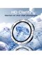 Camera Lens Protector for iPhone 15 Pro/Pro Max, Bling Glitter 9H Tempered Glass, 3-Pack (Blue Titanium) - 3