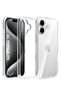 Soft Clear TPU iPhone 16 Case – 6.1 Inch Non-Yellowing, Anti-Scratch, Shockproof Protective Cover