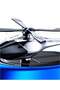 Helicopter Car Air Freshener – Solar-Powered Rotating Aromatherapy Diffuser in Silver Aviation Alloy Design – Stylish and Fragrant Interior Decor for Car & Home - 3