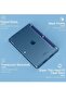 iPad 10.2 Case - Slim Translucent Hard PC Protective Smart Cover with Stand - Navy Blue - 5
