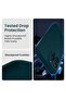 Silicone Case for iPhone 15 Pro Max, Camera Protection, 2 Screen Protectors, Teal - 3