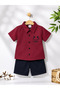 2-5 Years Old Boys' Summer Shirt and Shorts Set – Comfortable and Stylish 2-Piece Outfit - 2