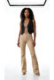 Comfort Jeans Women's Beige Lycra Stretchy High Waist Flared Jeans Trousers - 4