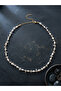 Crystal Quartz Cracked Natural Stone and Seashell Detailed Necklace - 2