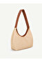Mun Wicker Vintage Double Zipper Hand and Shoulder Bag - 4