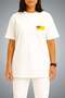 Oversize Niue Flag Pocket Printed Unisex T-Shirt - 2