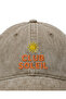 ''Club Soleil'' Embroidered Washed Hat /''Sun Club'' Embroidered Washed Baseball Cap - 3