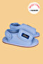 Mambala Blue First Step, Children's Non-Slip Barefoot Sole Easy-To-Wear Velcro Sandals