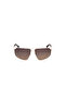 Shiny Pale Gold Polarized Metal Male Sunglasses - 2