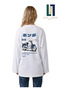 Wide Sleeve Oversize Long Sleeve White Tshirt 100% Cotton Printed Summer T-Shirt