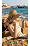 Pearl Detailed Straw Stylish Summer Hat - 2