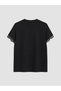 Nevavm Women's T-Shirt with Oval Collar and Lace Detail - 2