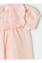 Two Mt Shop Quality Scallop Detailed Ruffled Baby Girl Muslin Romper - 3