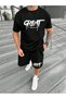 Unisex Oversize Shorts Set Short Sleeve T-Shirt Comfortable Fit Summer Casual Sports
