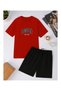 Unisex Oversize Shorts Set Short Sleeve T-Shirt Comfortable Fit Summer Casual Sports