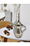 Brass Coffee Dallah Emboss Saudi Design With Gold Finish (H:10"W:4"Weight:700ml) - 3