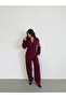 Elara Belt Detailed Relaxed Fit Blazer and Trousers Set - 4