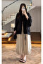 Black Transparent Shirt with String Laces - 5098 - 4