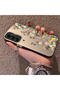 Samsung Galaxy A05S Compatible Silicone Edge Hard Back Case Couple Phone Case with Floral Pattern - 2