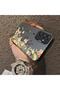 Samsung Galaxy M34 Compatible Silicone Edge Hard Back Case Couple Phone Case with Floral Pattern - 4
