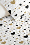 Black Heart Modern Youth Room Single Pique Set-Beige Geometric 160X220Cm Quilted Bedspread - 3
