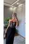 Women's Dress Non-Slip Sandy Fabric Strapless Maxi Length Corset Dress - 4