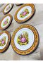 Esterhomedecor 6-Piece Porcelain Cake Plate Set - 7