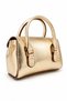 Eve Flor Gold Women's Hand and Shoulder Bag with Lock Mechanism Stylish Daily Bag - 4