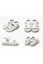 Girl's White Stone-Embellished Soft-Soled Stone Sandals - 2