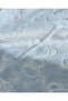 بطانية فلانيل منقوشة باللون الأزرق الفاتح - 3