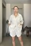 Cotton Muslin Soft Textured Shirt Shorts Set - 6
