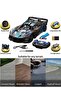 1pc Abs Rechargeable Rc Racing Car 2 4g Remote Control Model Blue High Speed Rubber Wheels - 6