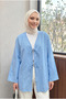 Double Lace Kimono 2348 - Baby Blue