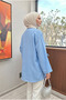 Double Lace Kimono 2348 - Baby Blue - 5