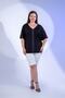 Women's Plus Size Bird Eye Detail Blouse - 4