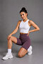 Women's Plum High Waist Slimming Stretchy Short Leggings - 4