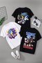 Sonic Printed 3-Piece Combination T-Shirt for Children and Youth