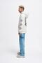 Men's Patched Ethnic Hooded Sweatshirt Space Gray - 5