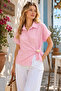 New Season Women's Thin Shirt with Side Ties