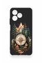 Realme C53 Compatible Compass Forest Pattern Silicone Case - 3