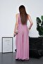 Women's Patterned Sleeveless Belted Jumpsuit 250587 - - 5