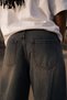 Freedom Embroidered Y2K Baggy Skater Denim Trousers - Regular Waist Non-Lycra Jeans E7026 - 8