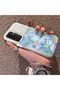 Samsung Galaxy A16 Compatible Silicone Edge Hard Back Case Couple Phone Case with Floral Pattern - 2