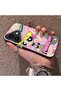iPhone 17 Compatible Silicone Edge Hard Back Case Couple Phone Case with Cartoon Pattern - 2