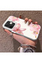 Oppo A5 Pro 5g Compatible Silicone Edge Hard Back Case Couple Phone Case with Floral Pattern - 2